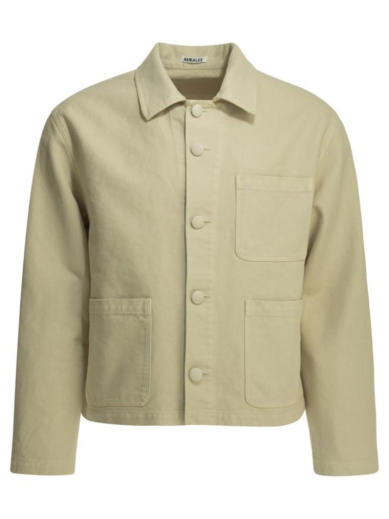 Auralee Cotton Overshirt Jacket Tag Size 4 Men